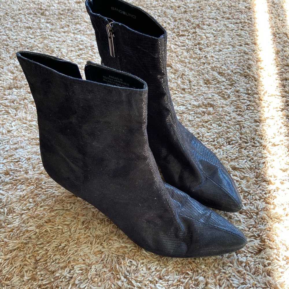 Bandolio black dress boots size 7.5